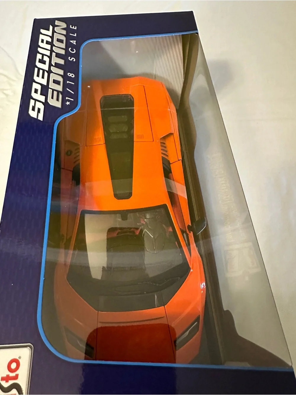 🚗Maisto Special Edition Orange Lamborghini Countach LP800-4 Die-Cast Model